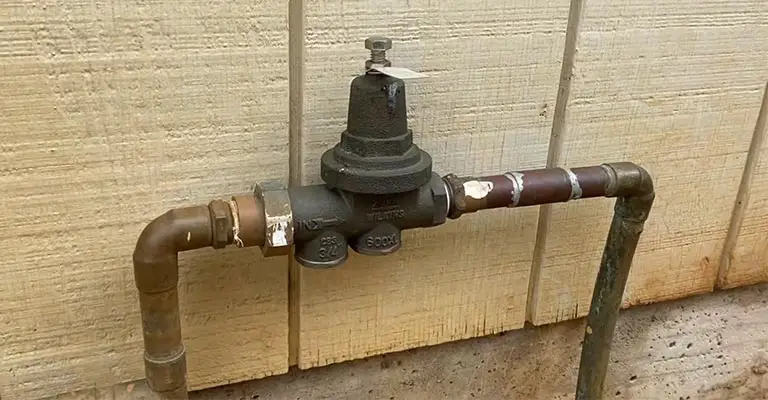 The Water Pressure Regulator Is Faulty