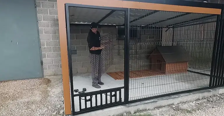 You Can Install an Open-Air Kennel