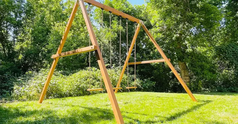 You Can Set Up a Lightweight Swing Set